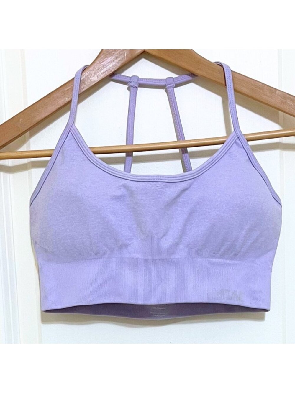 Vitae Apparel NWOT 'Energy' Acai Purple Seamless Workout Top Sports Bra – M